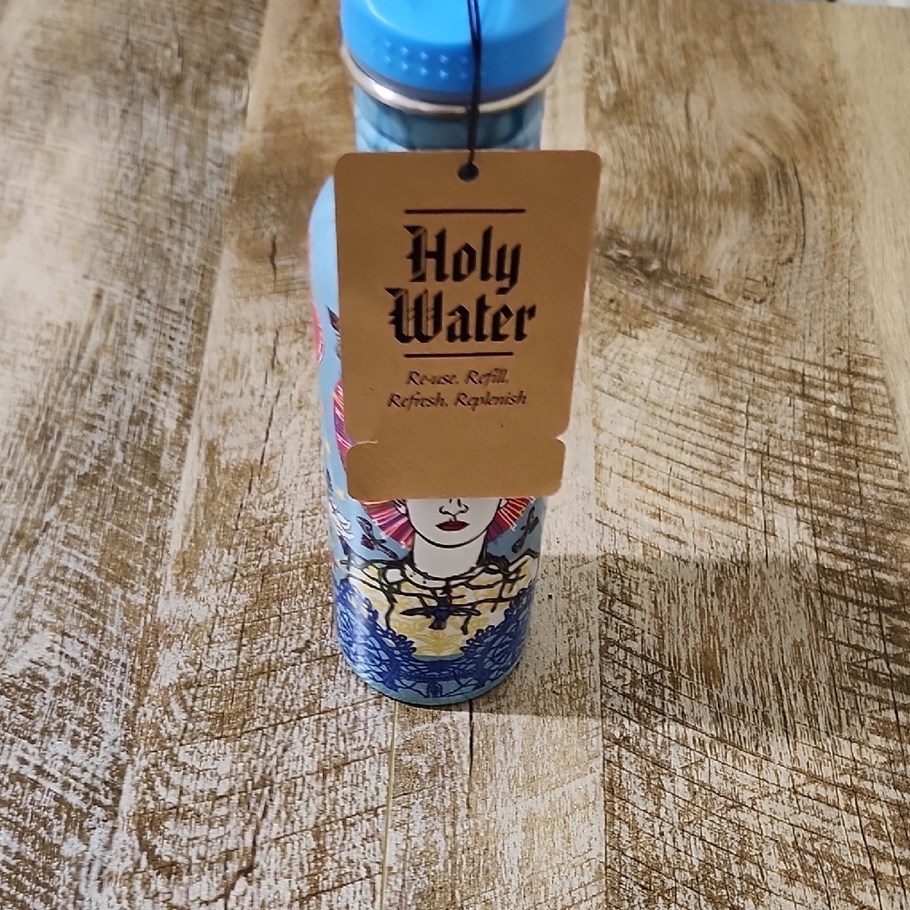 Frida Blue Water Bottle - Picture 8 of 13
